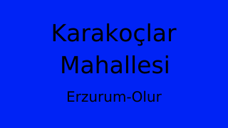 Karakoçlar Mahallesi Thumbnail