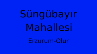 Süngübayır Mahallesi Thumbnail