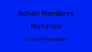 Adnan Menderes Mahallesi Thumbnail