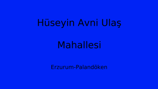 Hüseyin Avni Ulaş Mahallesi Thumbnail
