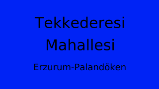 Tekkederesi Mahallesi Thumbnail