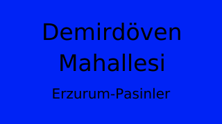 Demirdöven Mahallesi Thumbnail
