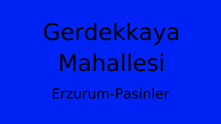 Gerdekkaya Mahallesi Thumbnail