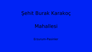 Şehit Burak Karakoç Mahallesi Thumbnail