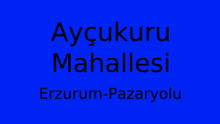 Ayçukuru Mahallesi Thumbnail