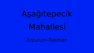 Aşağıtepecik Mahallesi Thumbnail