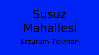 Susuz Mahallesi Thumbnail