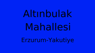 Altınbulak Mahallesi Thumbnail