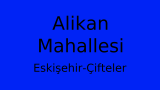 Alikan Mahallesi Thumbnail