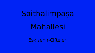 Saithalimpaşa Mahallesi Thumbnail