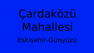 Çardaközü Mahallesi Thumbnail