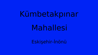 Kümbetakpınar Mahallesi Thumbnail
