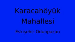 Karacahöyük Mahallesi Thumbnail