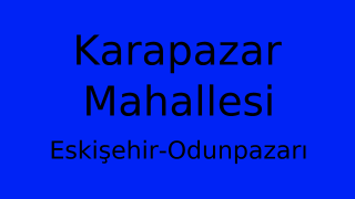 Karapazar Mahallesi Thumbnail
