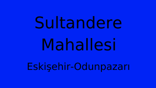 Sultandere Mahallesi Thumbnail