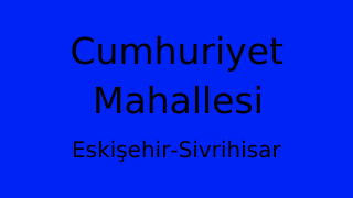 Cumhuriyet Mahallesi Thumbnail