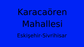 Karacaören Mahallesi Thumbnail