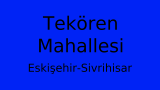 Tekören Mahallesi Thumbnail