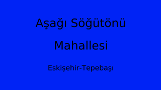 Aşağı Söğütönü Mahallesi Thumbnail