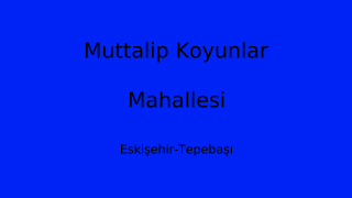Muttalip Koyunlar Mahallesi Thumbnail
