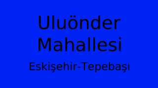 Uluönder Mahallesi Thumbnail
