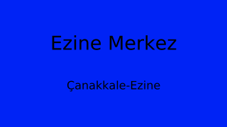 Ezine Belediyesi, Çanakkale Thumbnail