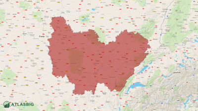 Bourgogne-Franche-Comté Haritası Thumbnail