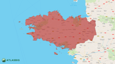 Bretagne Haritası Thumbnail