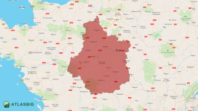 Centre-Val de Loire Haritası Thumbnail