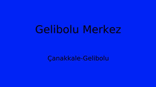 Gelibolu Belediyesi, Çanakkale Thumbnail
