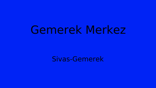 Gemerek Belediyesi, Sivas Thumbnail