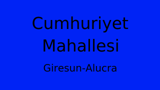 Cumhuriyet Mahallesi Thumbnail