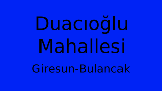Duacıoğlu Mahallesi Thumbnail