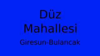 Düz Mahallesi Thumbnail