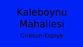 Kaleboynu Mahallesi Thumbnail