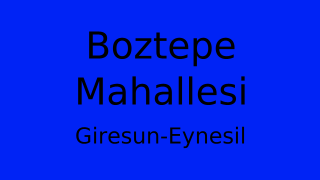 Boztepe Mahallesi Thumbnail