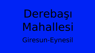 Derebaşı Mahallesi Thumbnail