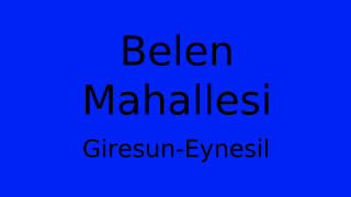 Belen Mahallesi Thumbnail