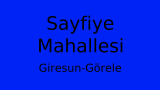 Sayfiye Mahallesi Thumbnail