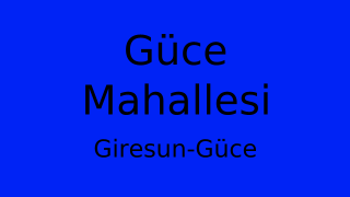 Güce Mahallesi Thumbnail
