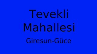 Tevekli Mahallesi Thumbnail
