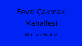 Fevzi Çakmak Mahallesi Thumbnail