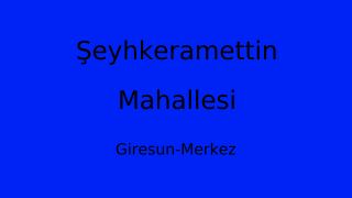 Şeyhkeramettin Mahallesi Thumbnail
