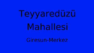 Teyyaredüzü Mahallesi Thumbnail