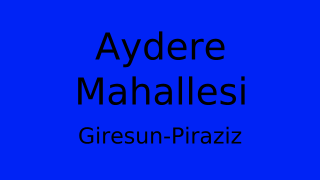 Aydere Mahallesi Thumbnail