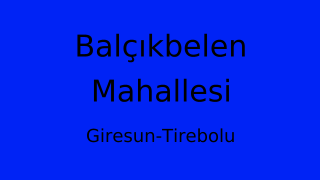 Balçıkbelen Mahallesi Thumbnail