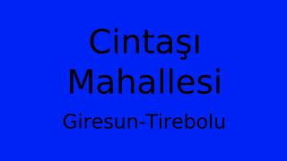 Cintaşı Mahallesi Thumbnail