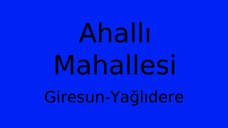 Ahallı Mahallesi Thumbnail