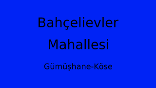Bahçelievler Mahallesi Thumbnail