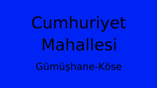 Cumhuriyet Mahallesi Thumbnail